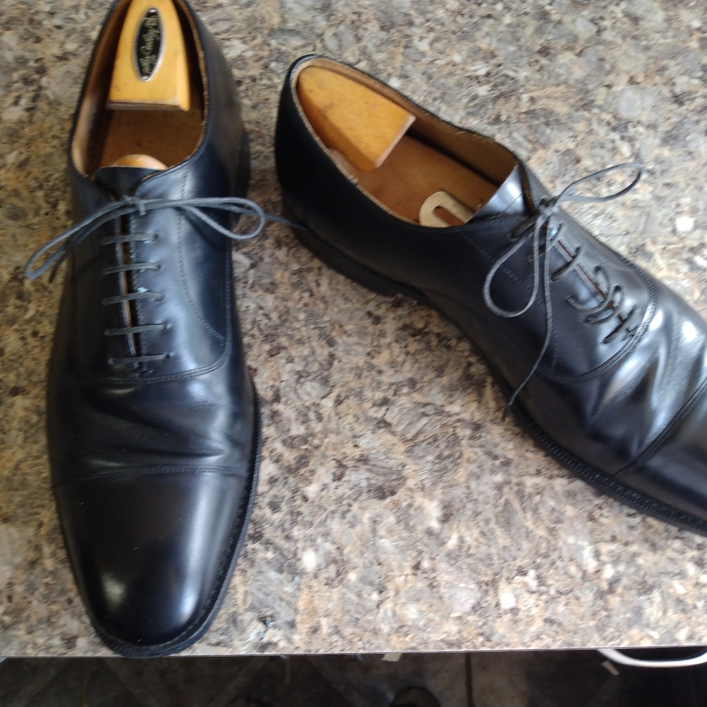 Church's Men's Black Custom Grade England Captoe Laceup Oxford Size 11C